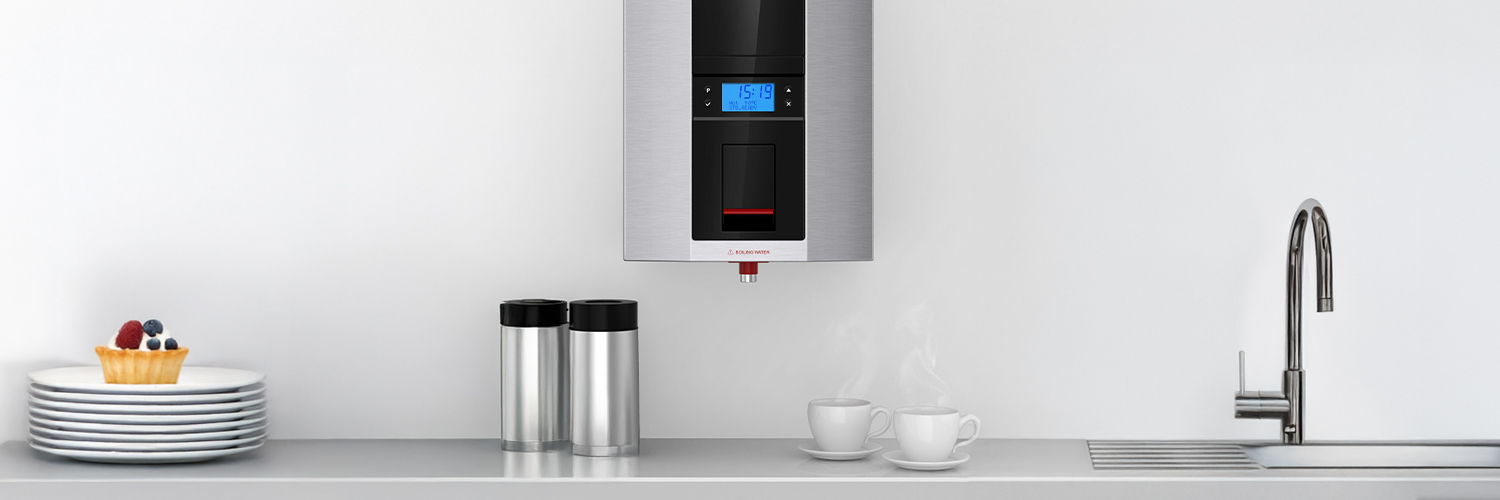 Aqua-Tech On-Wall Boiler, instant hot water.