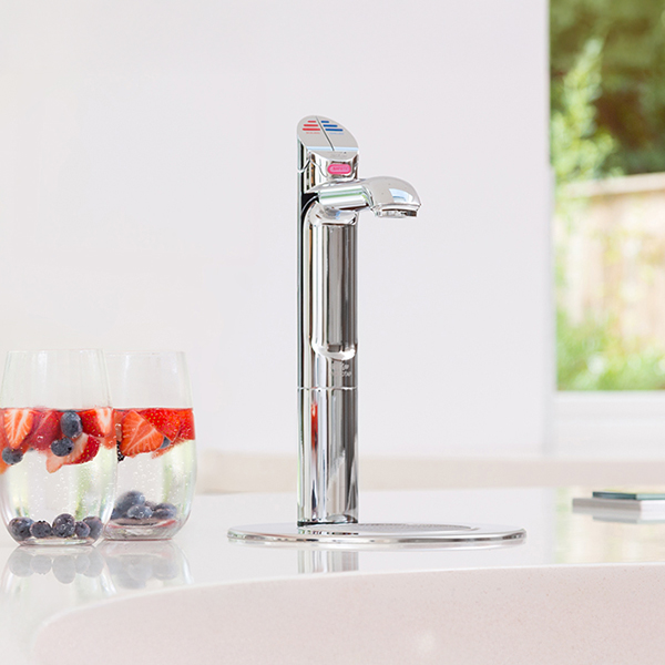 Zip HydroTap – instant boiling, chilled, and sparkling filtered water for workplace kitchens.